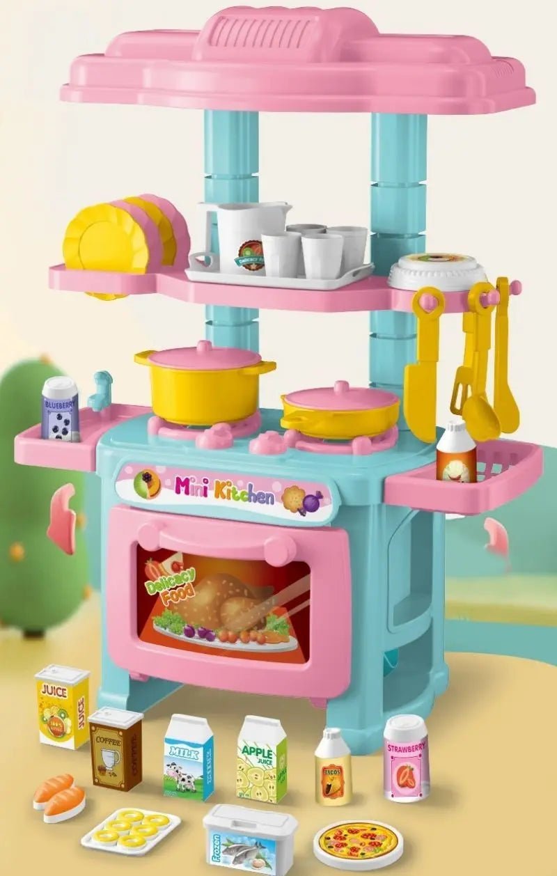 Cuisine enfant Cuisinette avec accessoires et aliments