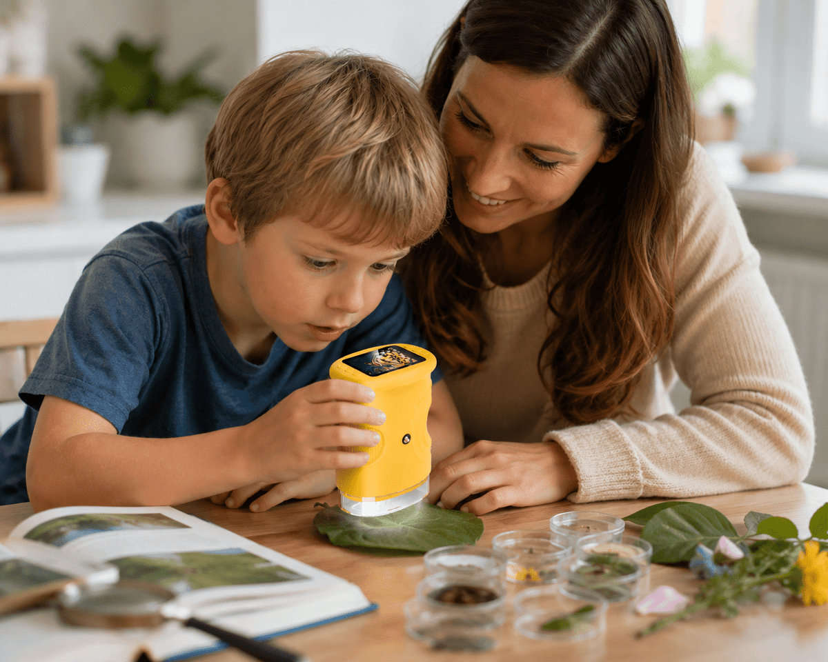 Microscope enfant ExplorScope numérique avec écran et grossissement 1000x