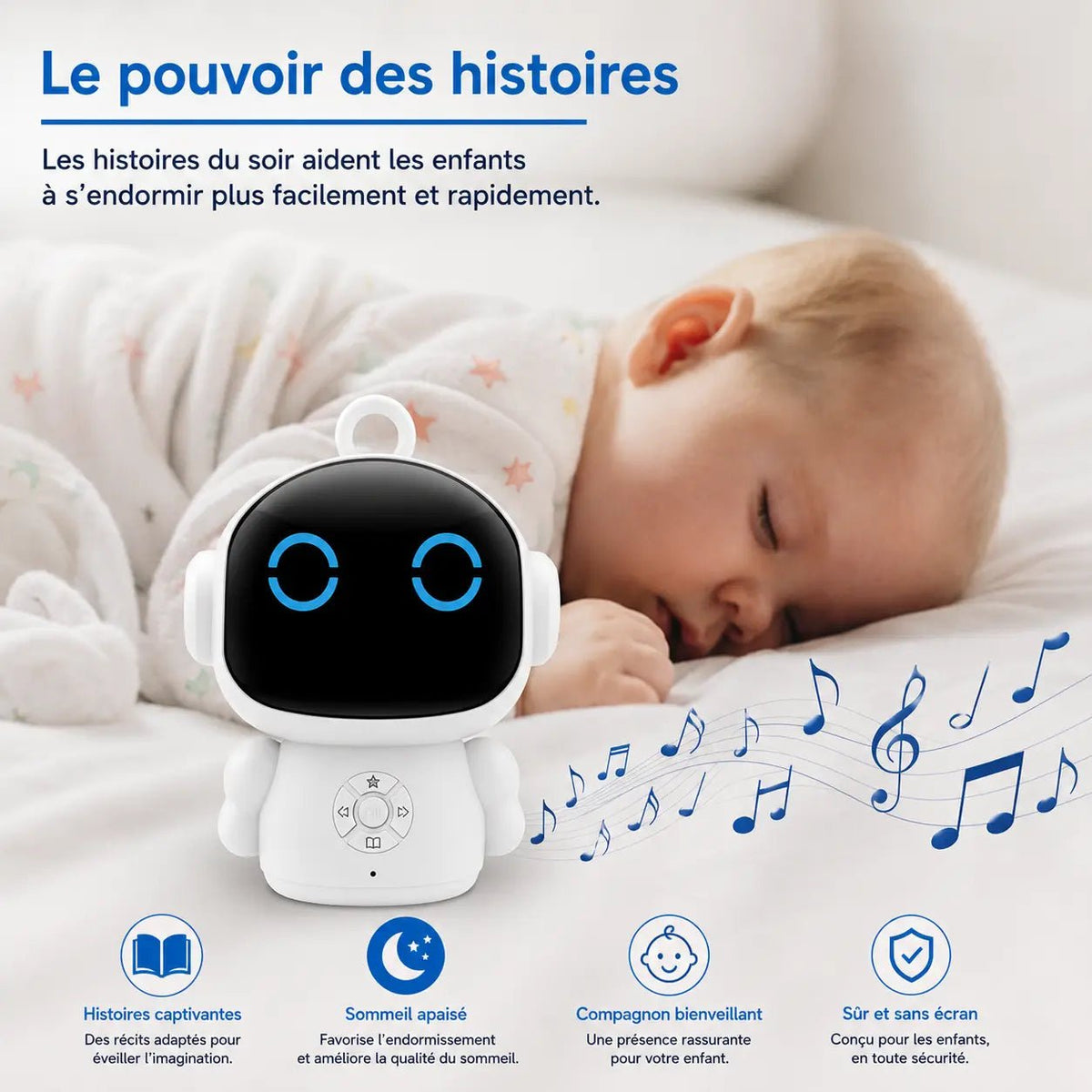 P’tit Tou-IA™, robot enfant pour les découvertes en famille