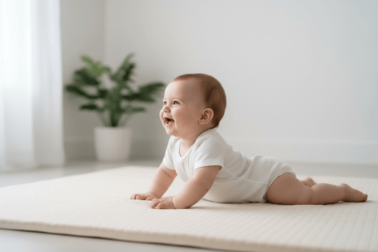 bébé sur un tapis d'éveil