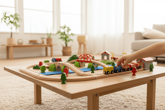 Train en bois enfant
