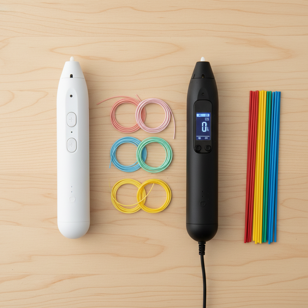 Stylo 3D enfant : PLA ou PCL