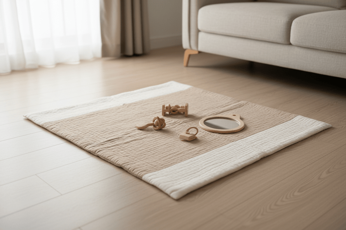 Tapis d'éveil mois par mois : le calendrier de développement de bébé
