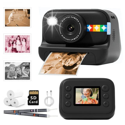 Appareil photo instantané enfant avec 3 rouleaux papier et carte SD 32GB