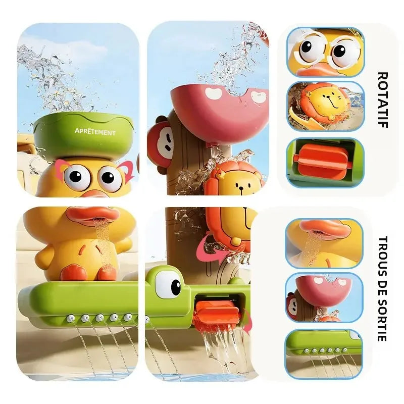 jouet de bain aquacanard de petit curio 
