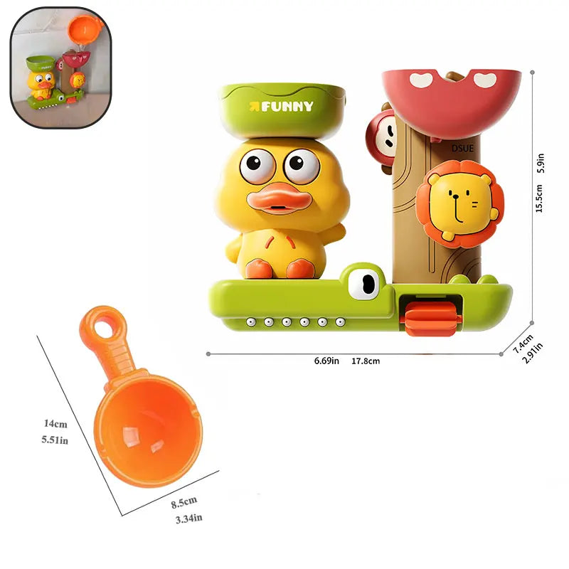jouet de bain aquacanard de petit curio 