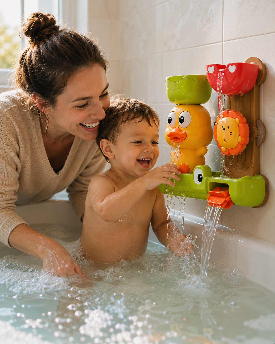 jouet de bain aquacanard de petit curio 