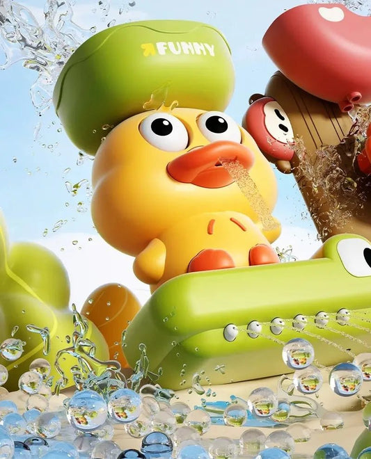 jouet de bain aquacanard de petit curio 