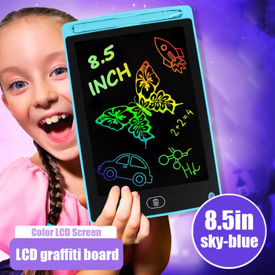 Ardoise magique enfant fratrie bleu