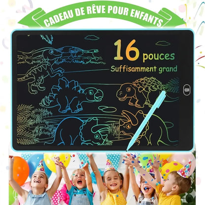 Ardoise magique enfant multicolore : un format vertical de 16 pouces cadeau noël enfant