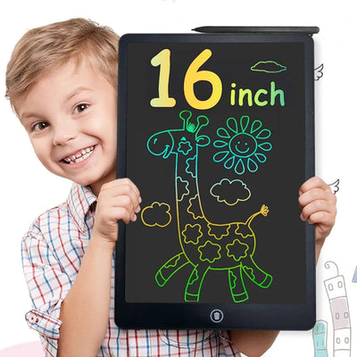 Ardoise magique enfant multicolore : un format vertical de 16 pouces variante noire
