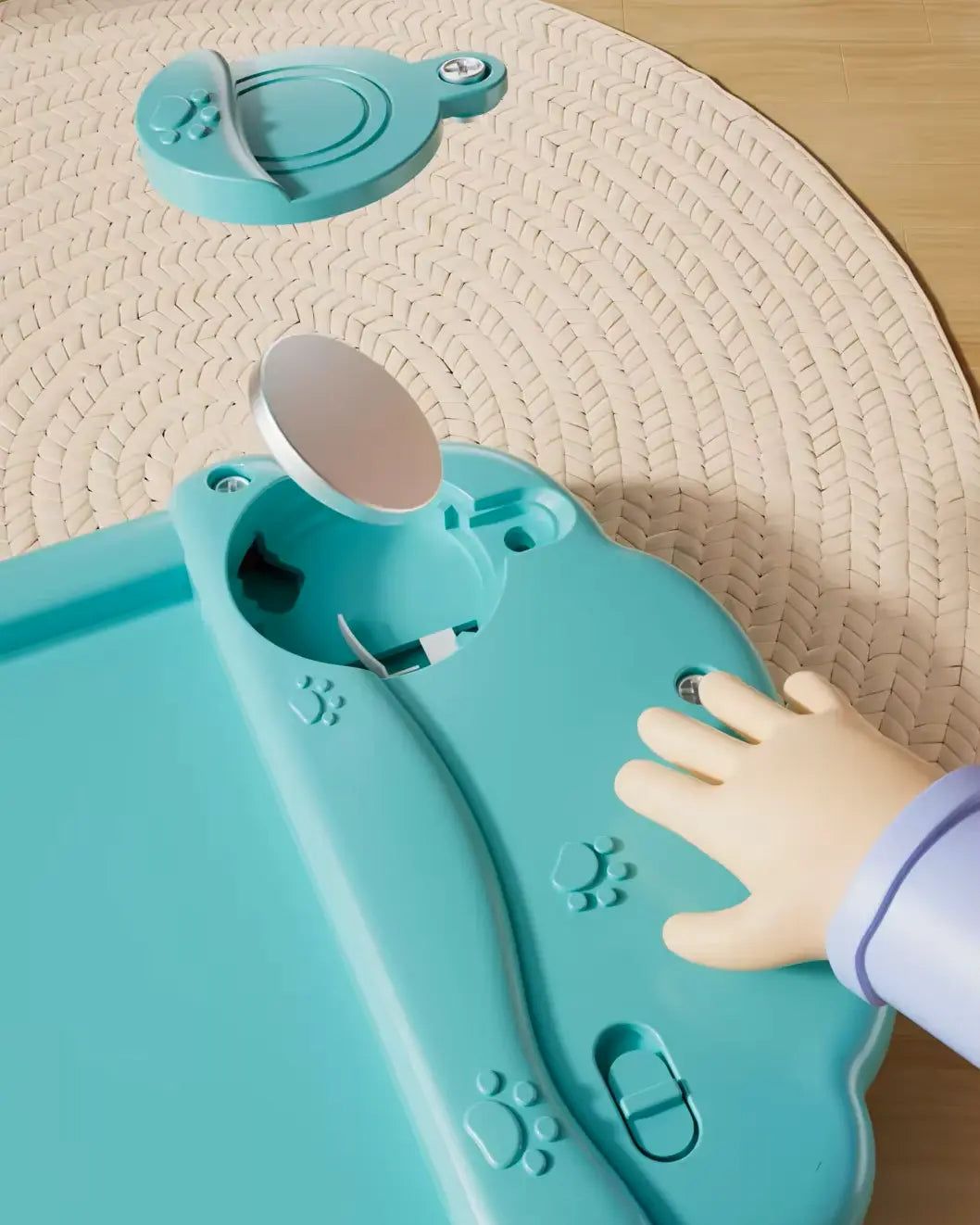 Ardoise LCD enfant une pile a remplacer et qui dure tres longtemps