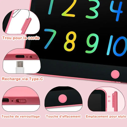 Ardoise magique LCD enfant éducatif