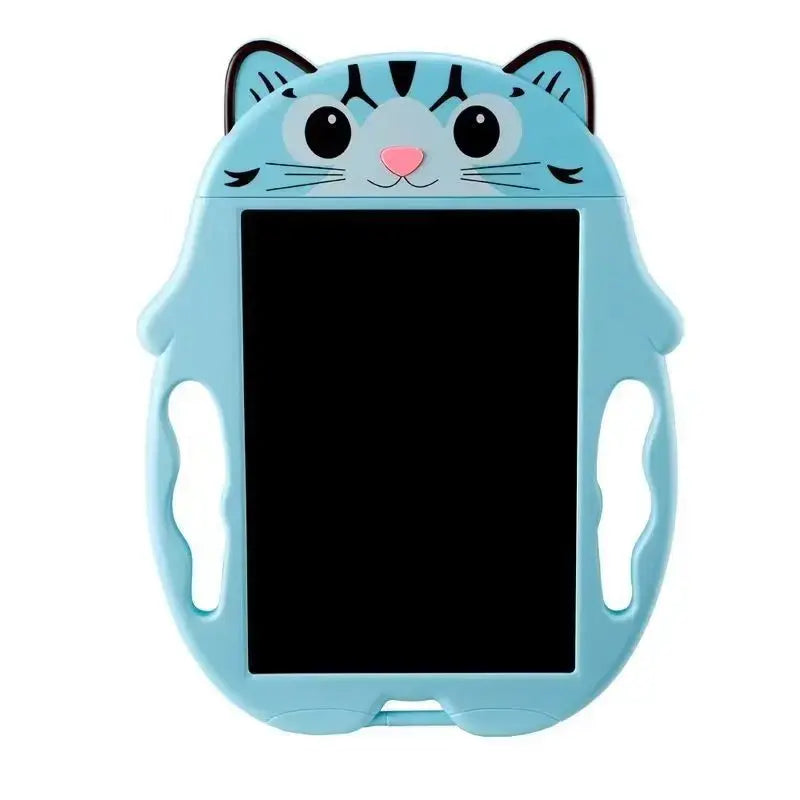 Ardoise magique enfant petites mains chat bleu