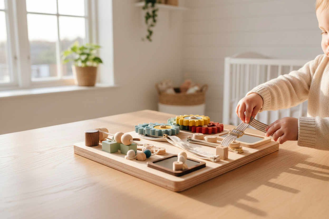Busy Board – collection jouets Montessori