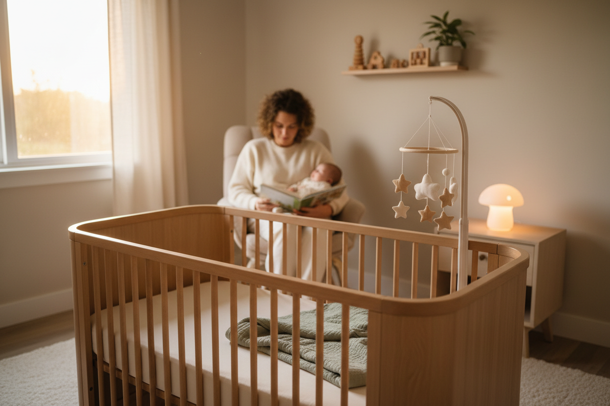 Chambre bebe Montessori sommeil parent histoire
