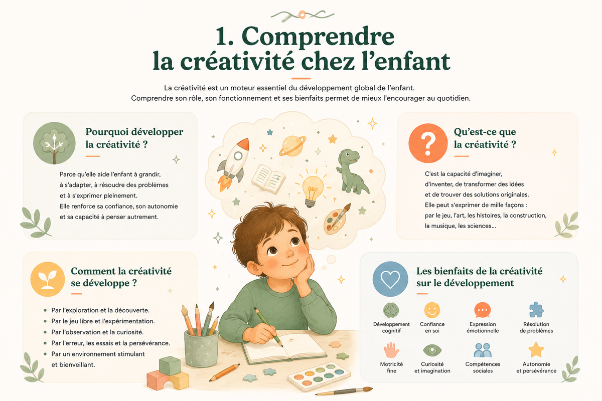 developper la créativité chez 'enfant, Petit Curio