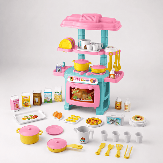 Cuisine enfant Cuisinette avec accessoires et aliments