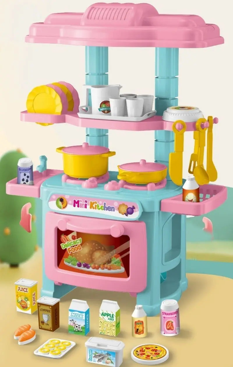 Cuisine enfant Cuisinette avec accessoires et aliments