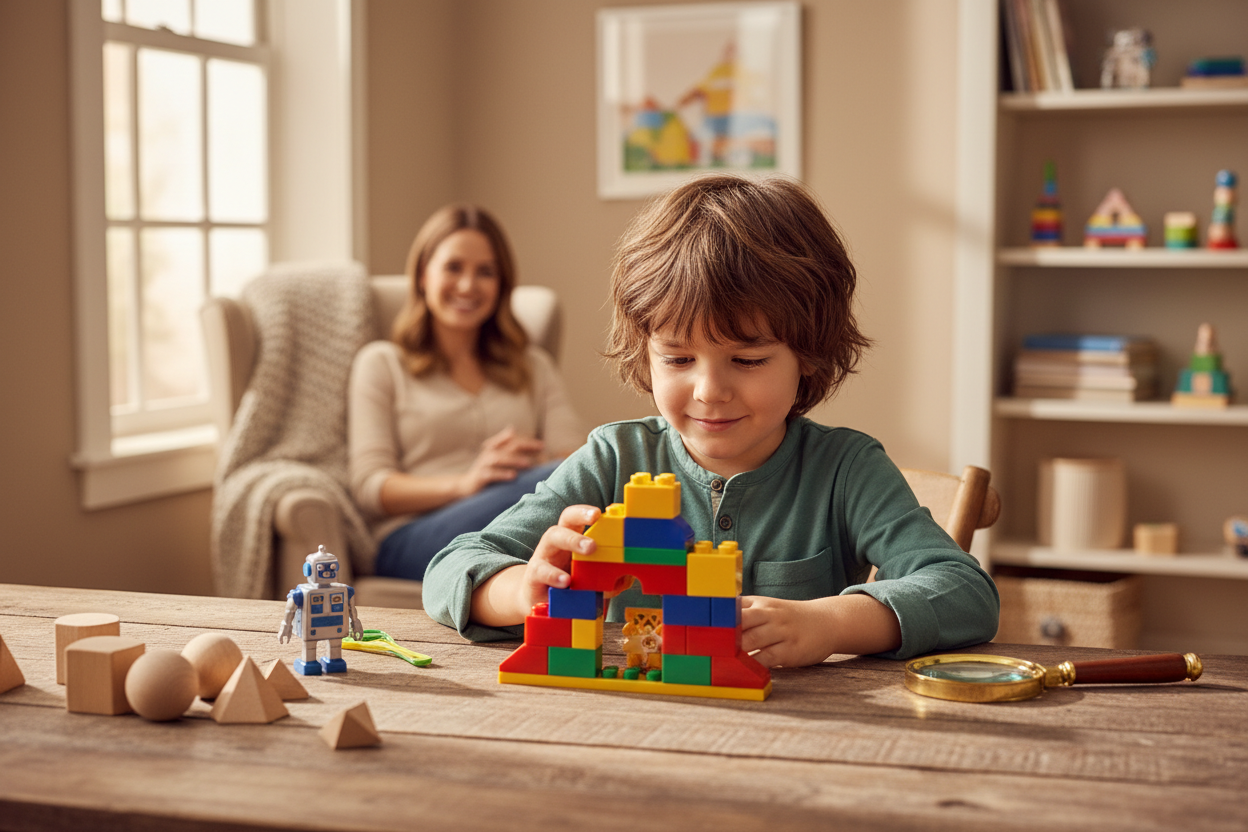 Enfant construction STEM