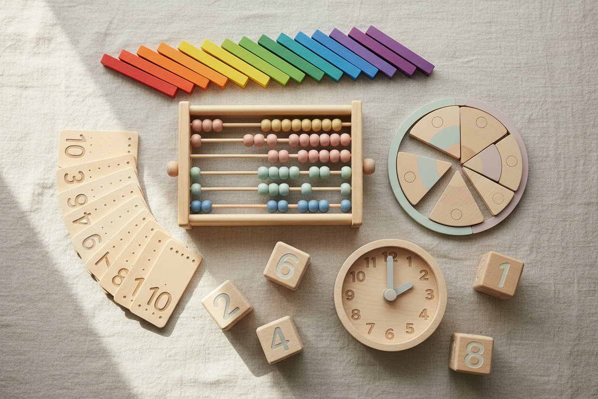 Ensemble de jeux mathématiques variés — vue collection