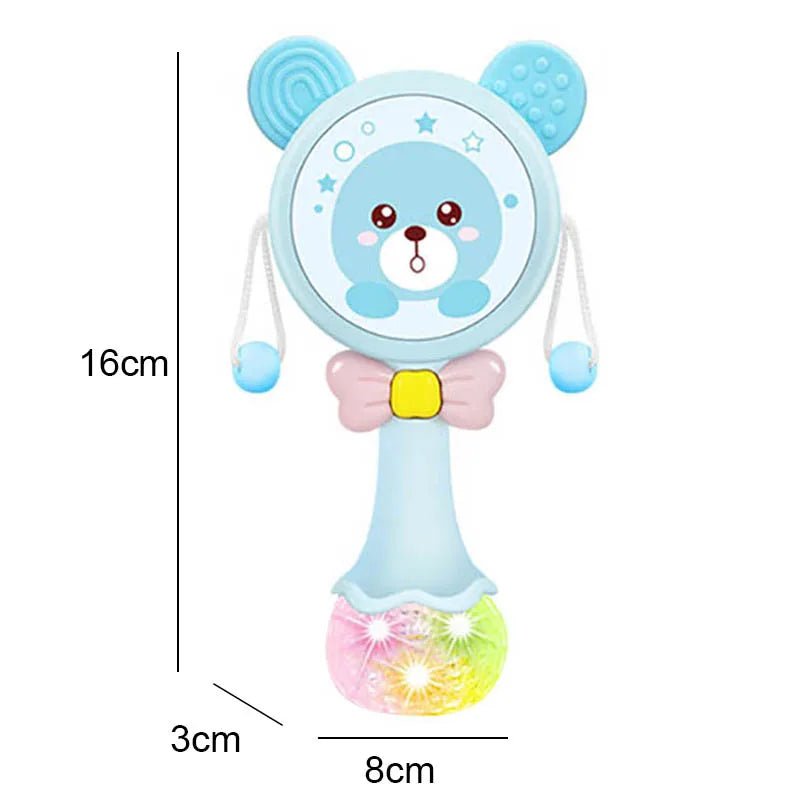 Hochet musical et lumineux pour bébé BabyBell aux couleurs vives - Petit Curio