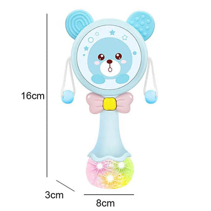 Hochet musical et lumineux pour bébé BabyBell aux couleurs vives - Petit Curio