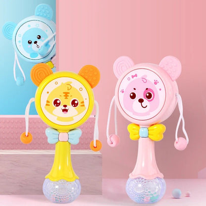 Hochet musical et lumineux pour bébé BabyBell aux couleurs vives - Petit Curio