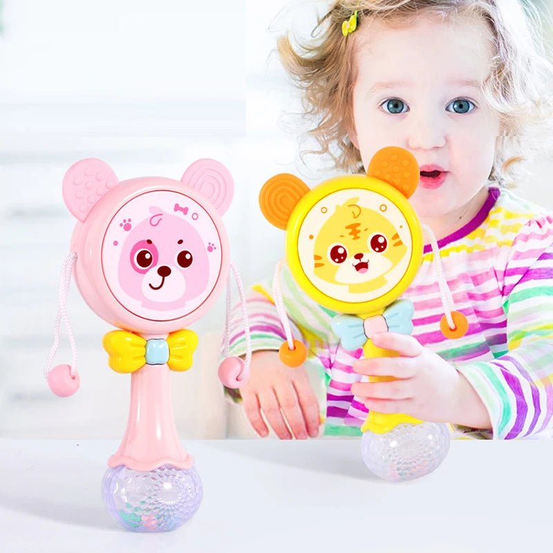Hochet musical et lumineux pour bébé BabyBell aux couleurs vives - Petit Curio