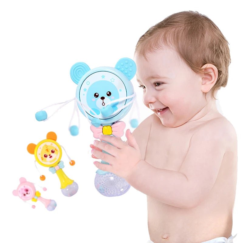 Hochet musical et lumineux pour bébé BabyBell aux couleurs vives - Petit Curio