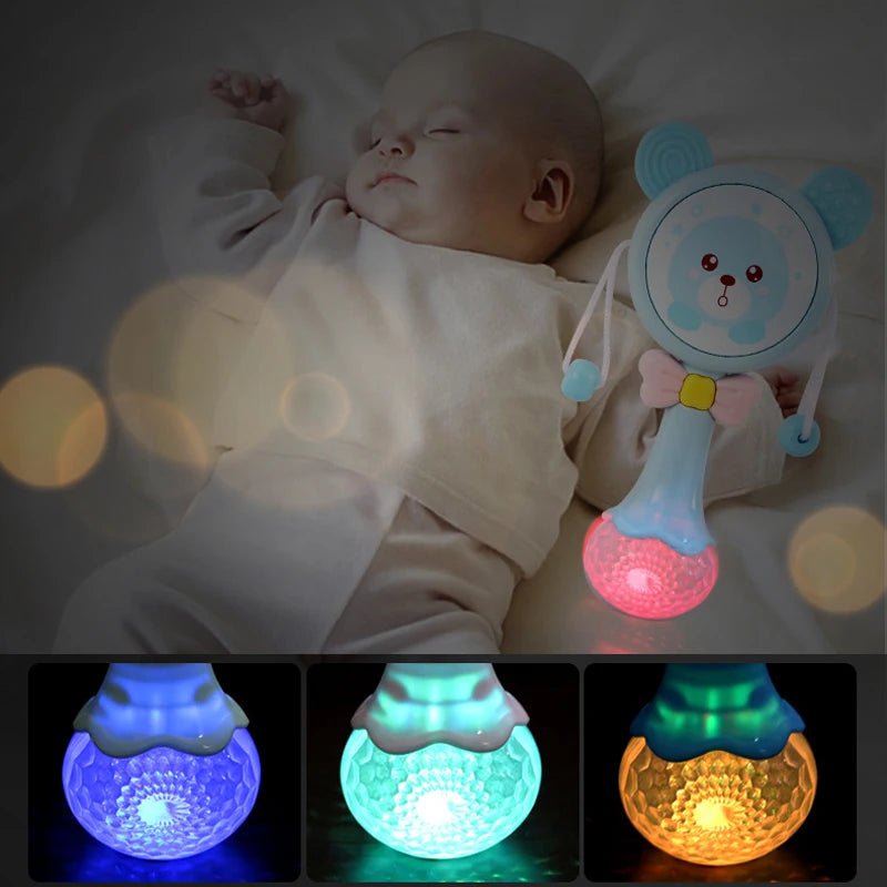 Hochet musical et lumineux pour bébé BabyBell aux couleurs vives - Petit Curio