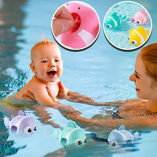 Jouet de bain poisson : le poisson qui nage tout seul dans la baignoire
