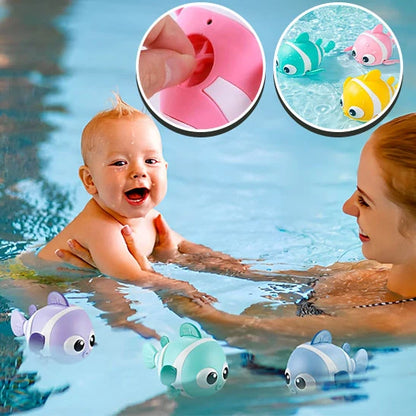 Jouet de bain poisson : le poisson qui nage tout seul dans la baignoire