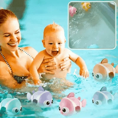 Jouet de bain poisson : le poisson qui nage tout seul dans la baignoire