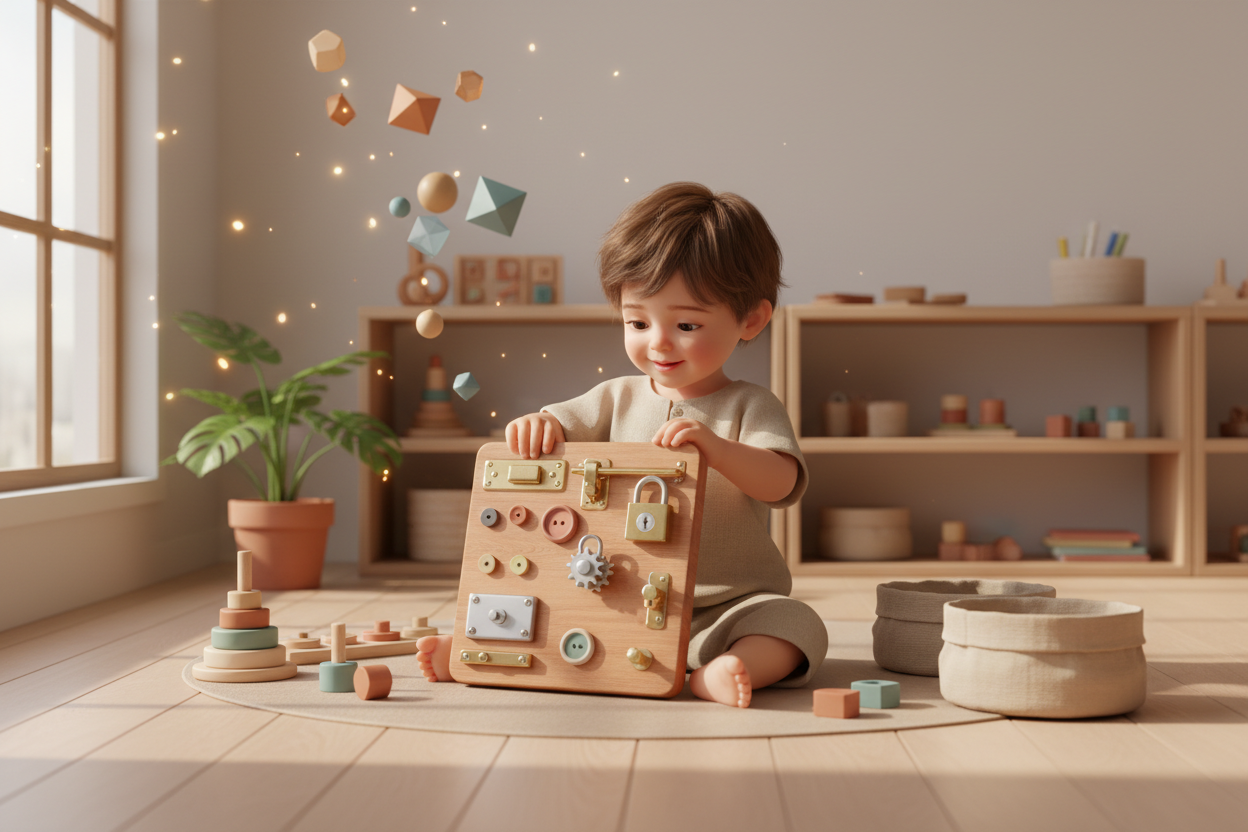 Le Jardin des Petits Explorateurs – Illustration Montessori