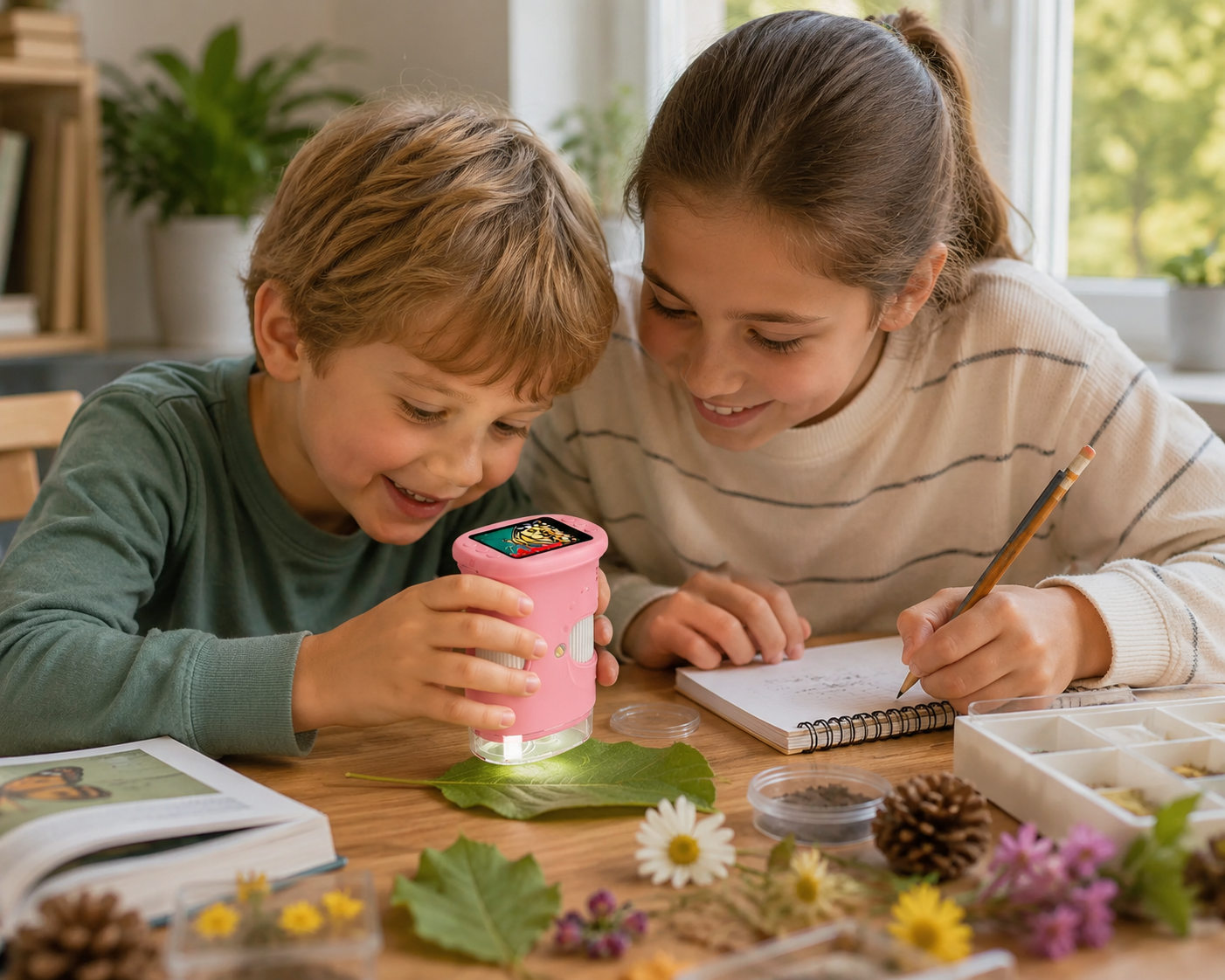Microscope enfant ExplorScope numérique avec écran et grossissement 1000x