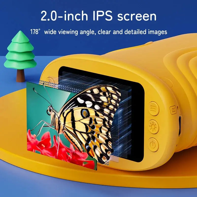 Microscope enfant ExplorScope avec écran IPS 2 pouces et 8 LED