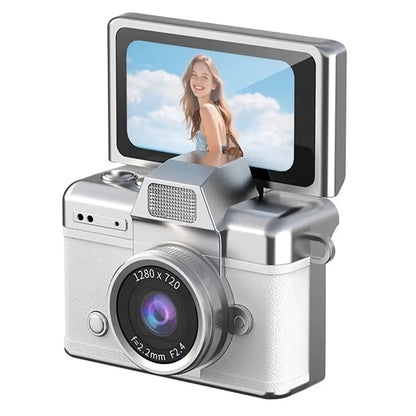 Mini appareil photo enfant de petit curio variante en blanc
