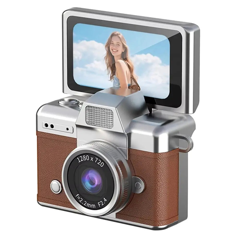 Mini appareil photo enfant de petit curio variante en marron
