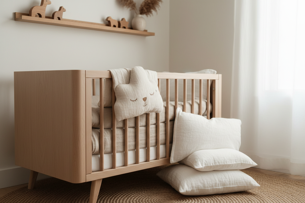 Peluche bruit blanc dans une chambre de bébé