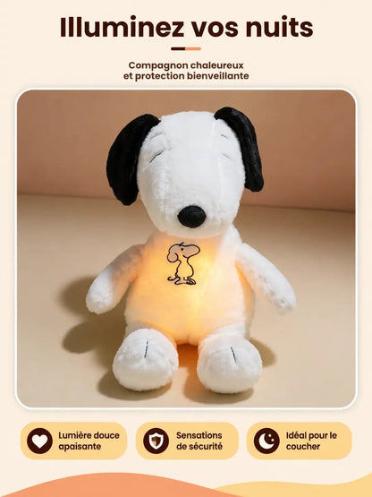 Peluche bruit blanc avec respiration apaisante SnoopyDream pour bébé - Petit Curio