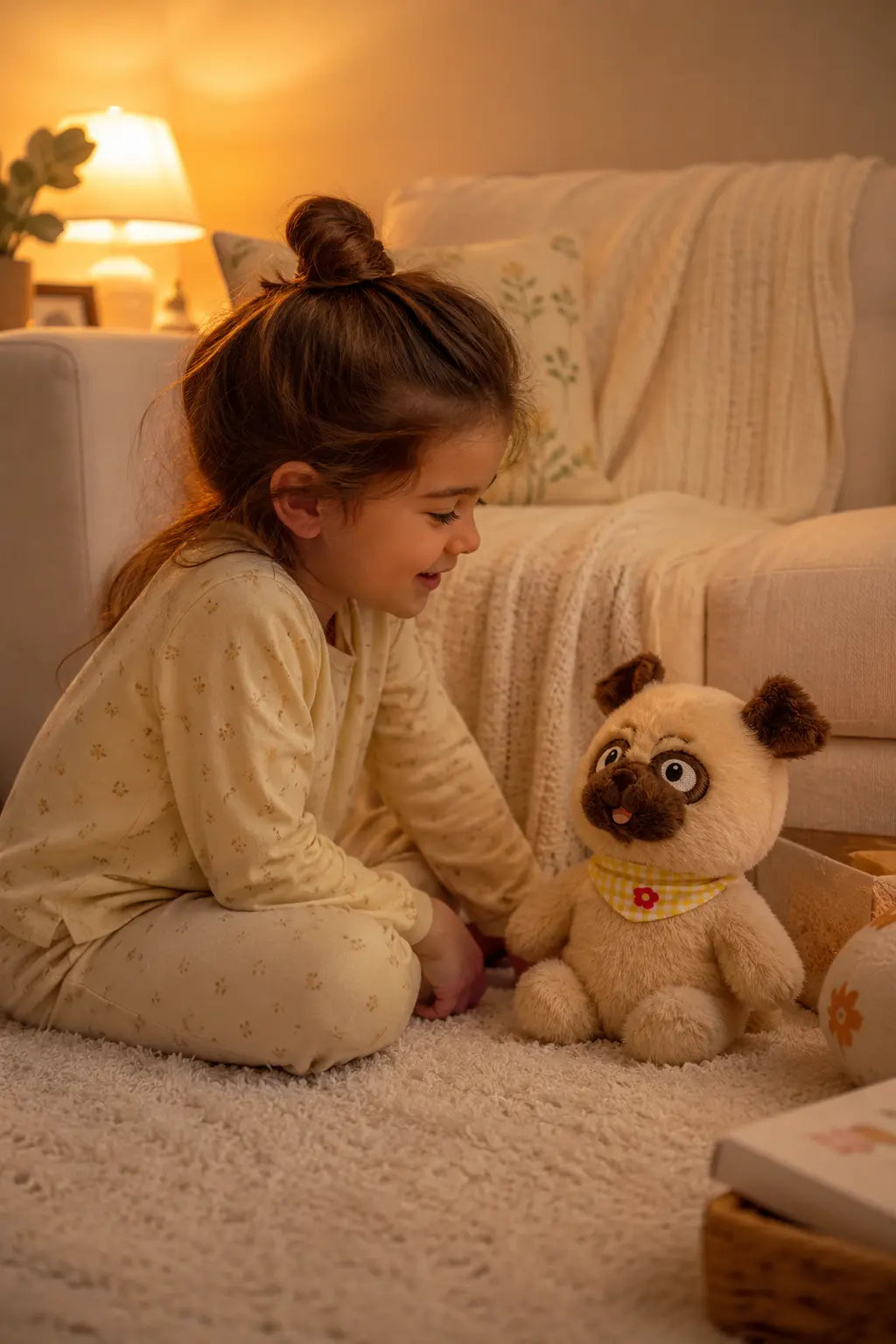 Smart Puppy™ : peluche interactive chien qui parle, s’anime et fait jouer
