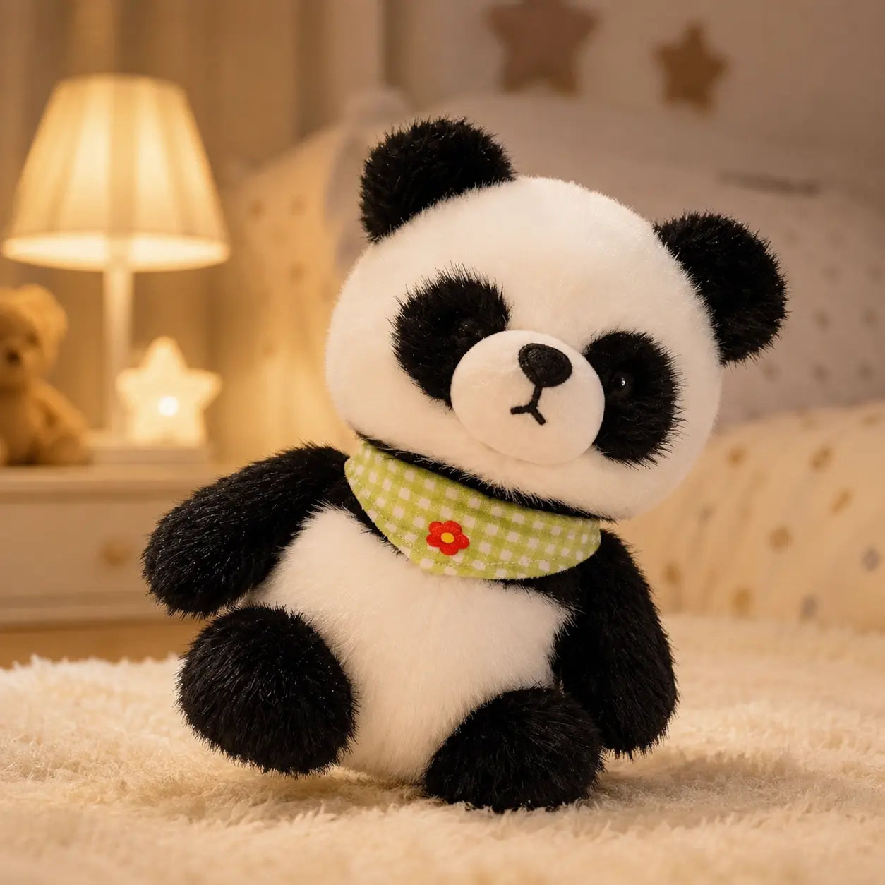 Smart Panda™ : peluche interactive panda qui écoute et réconforte