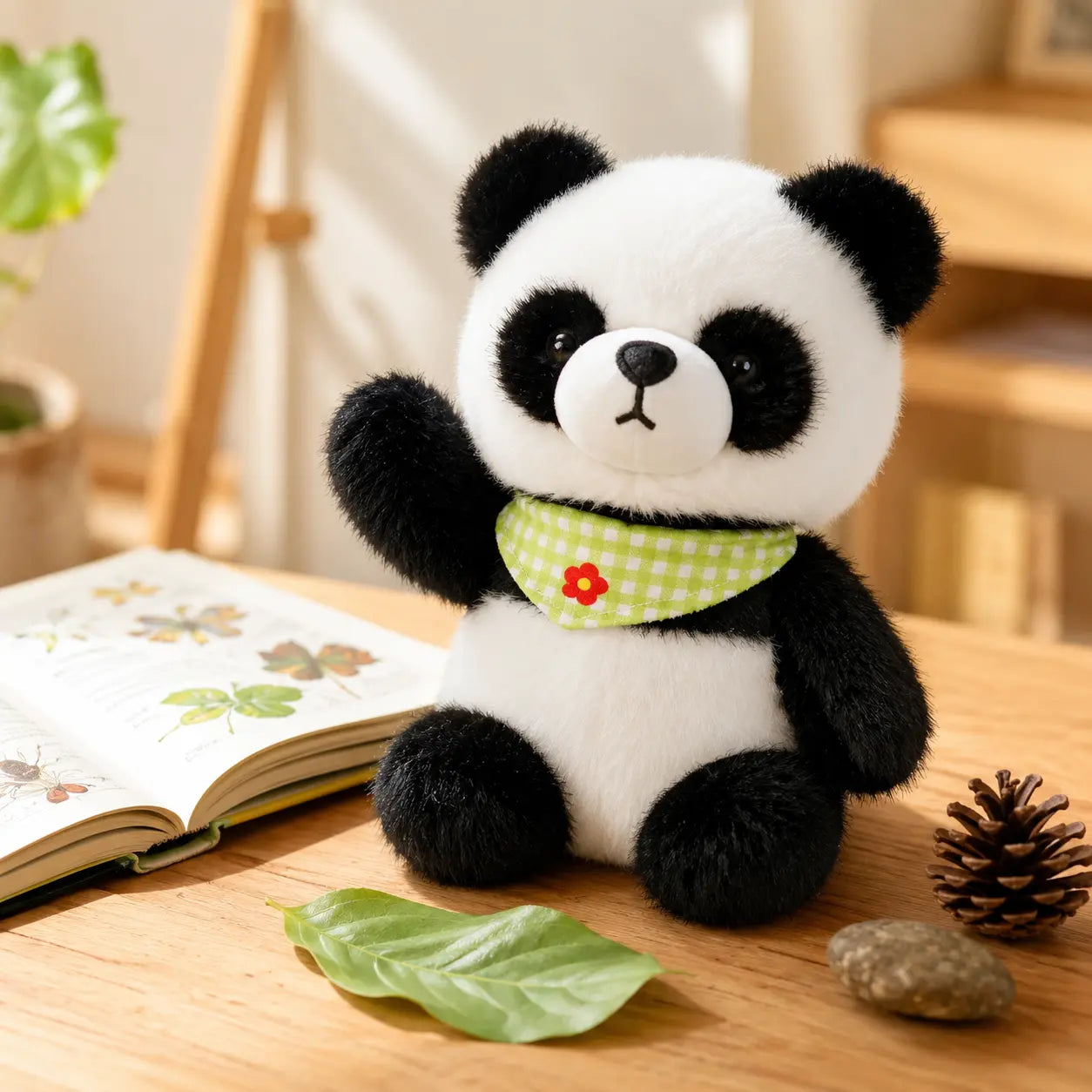 Smart Panda™ : peluche interactive panda qui écoute et réconforte