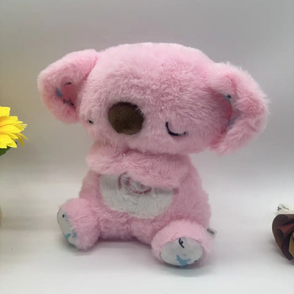 Peluche koala respiration rythmique avec musique et lumières LuniKoala - Petit Curio
