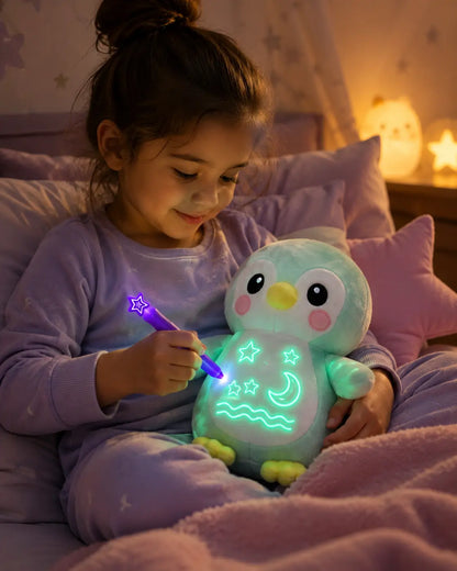 Peluche Lumineuse à Dessiner | LumiDraw™
