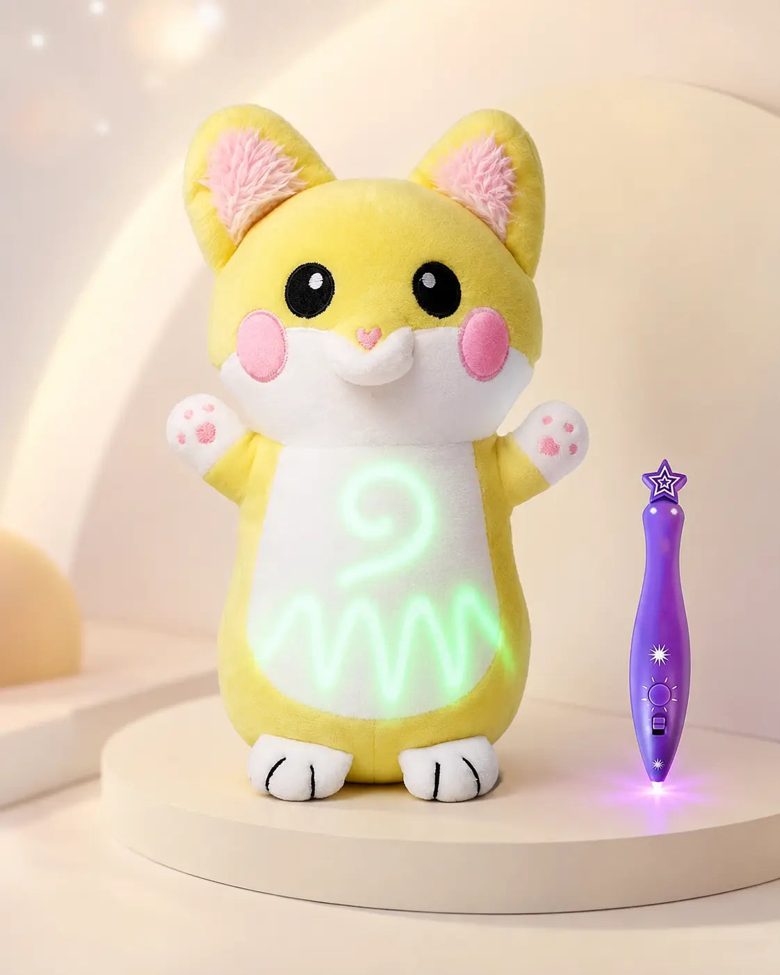 Peluche Lumineuse à Dessiner | LumiDraw™