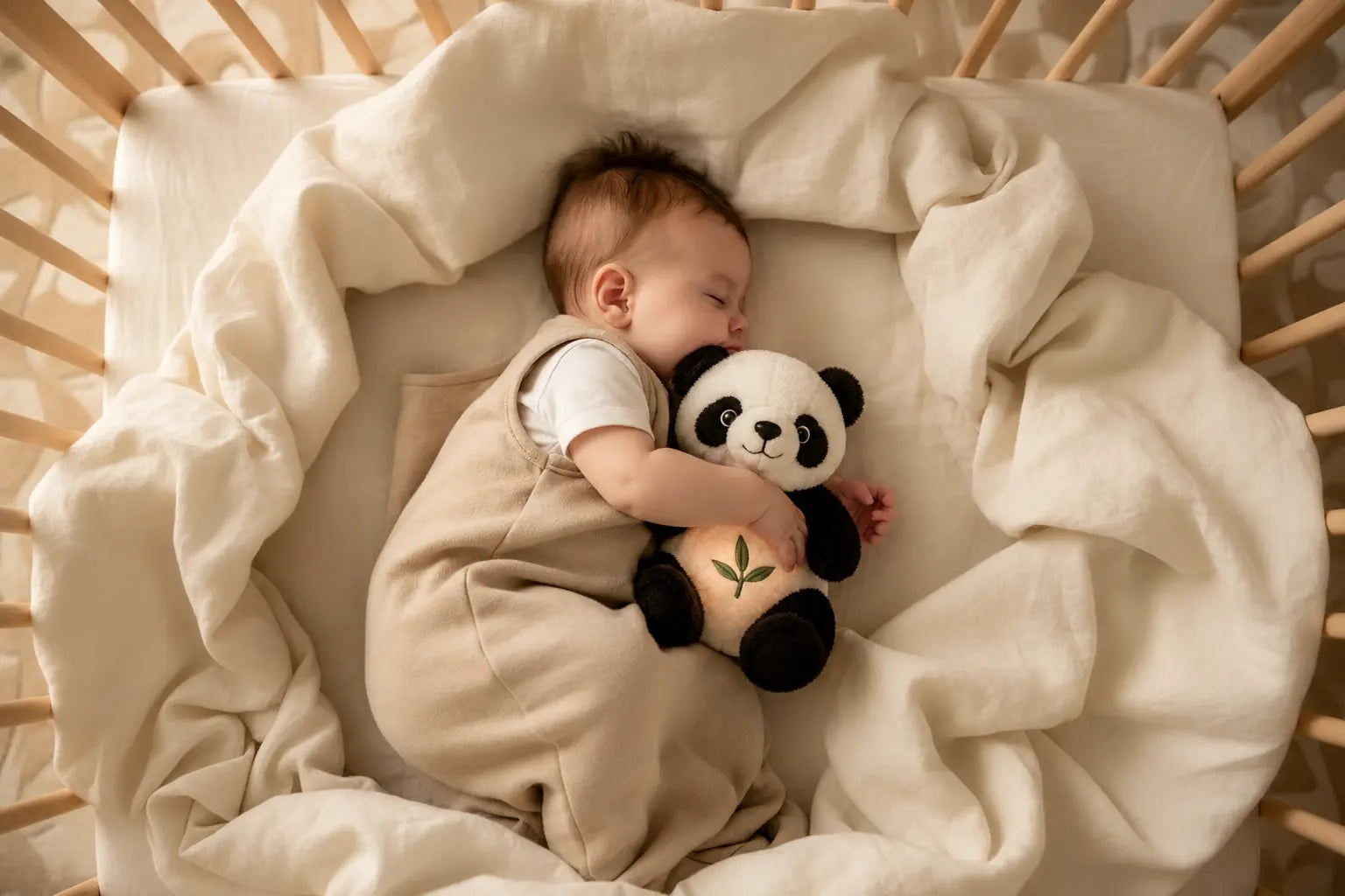 Peluche panda lumineuse et musicale pour enfant BerceusePanda - Petit Curio