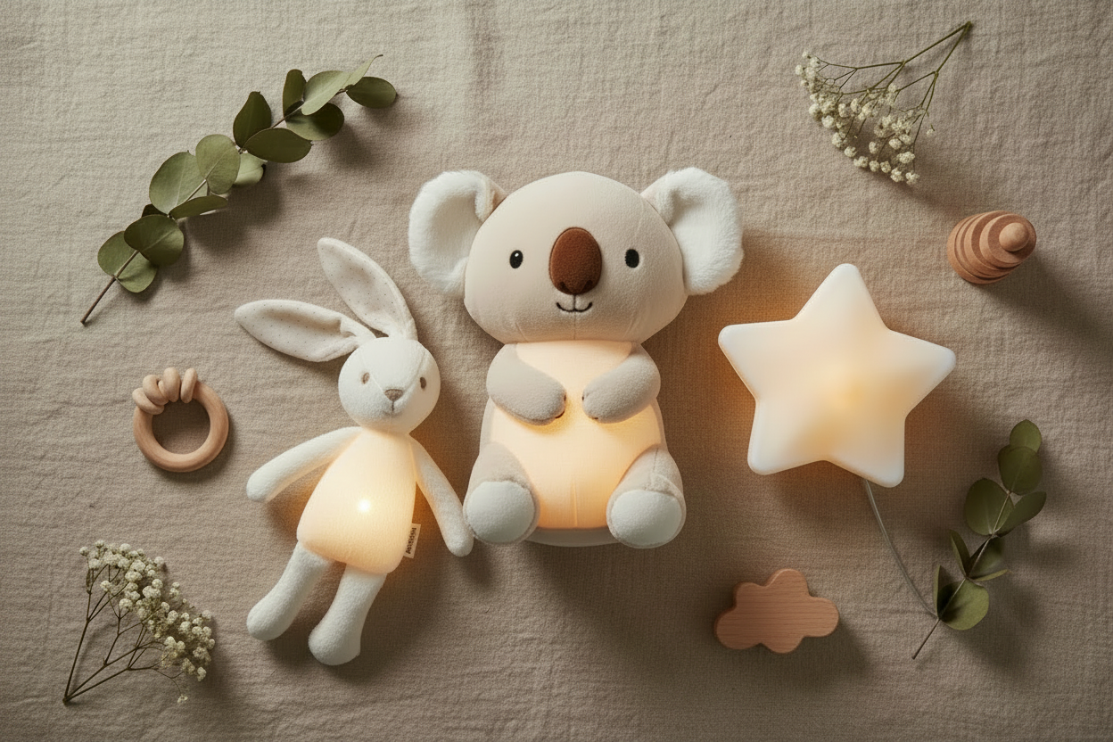 Peluches avec lueur centrale