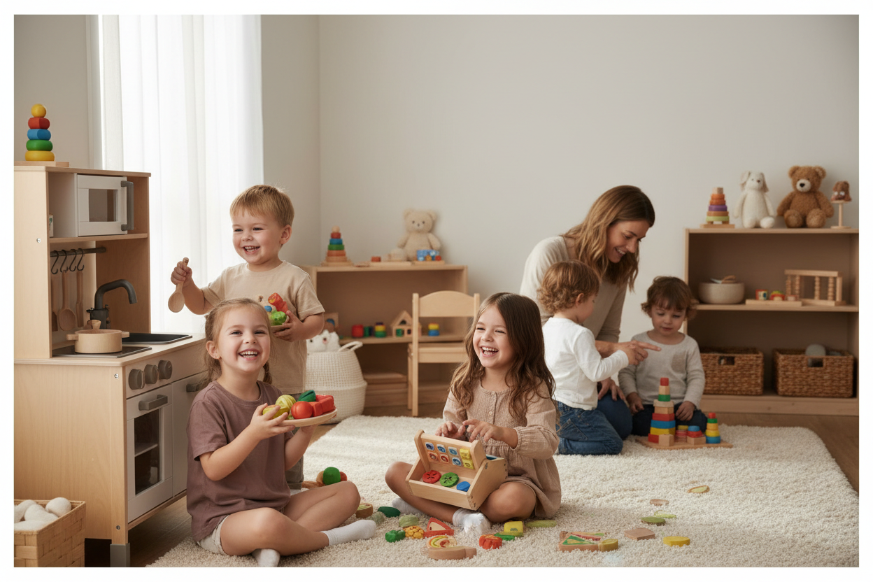 Petit Curio banner pretend play enfants